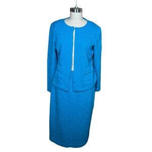 Toula Womens Quiet Luxury Size 12 2 Pc Knit Set Old Money Formal Elegant